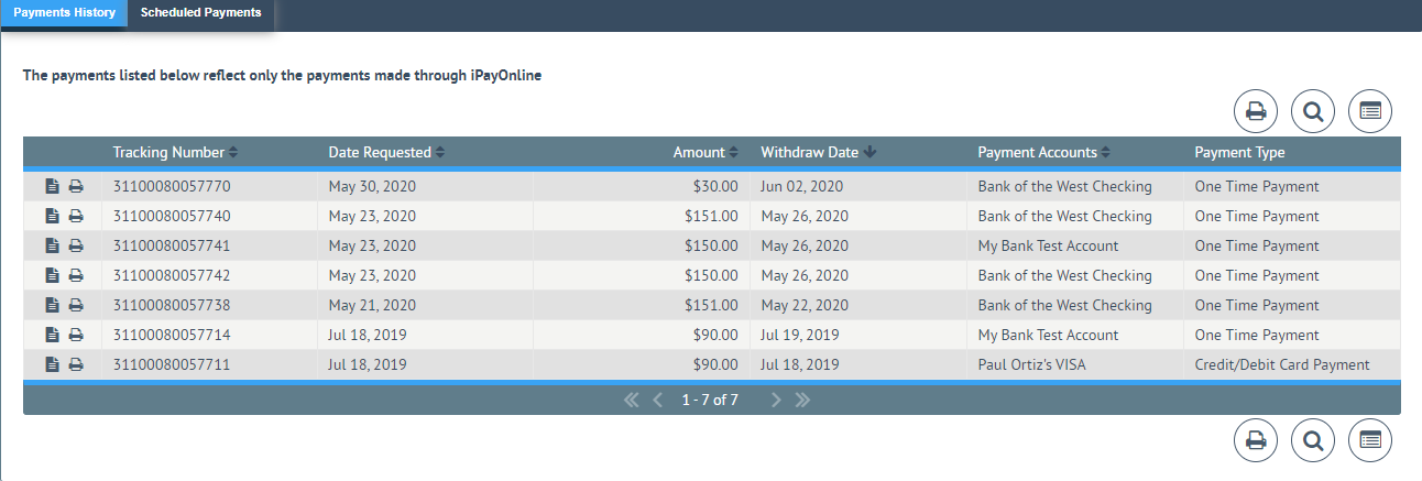 IPayOnline Schedule Child Support Payments